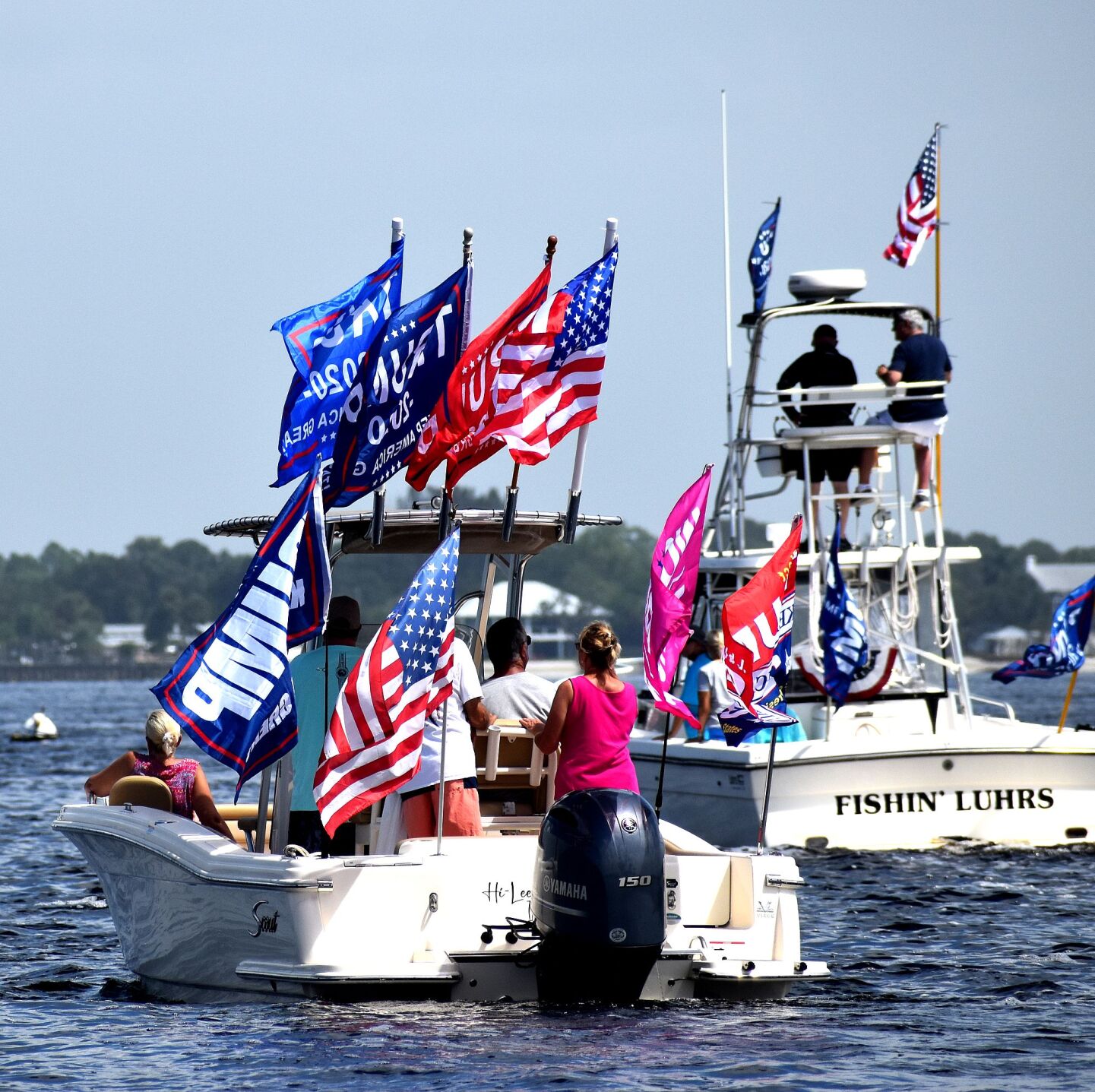Sunday President Trump boat parade in Charlotte Harbor